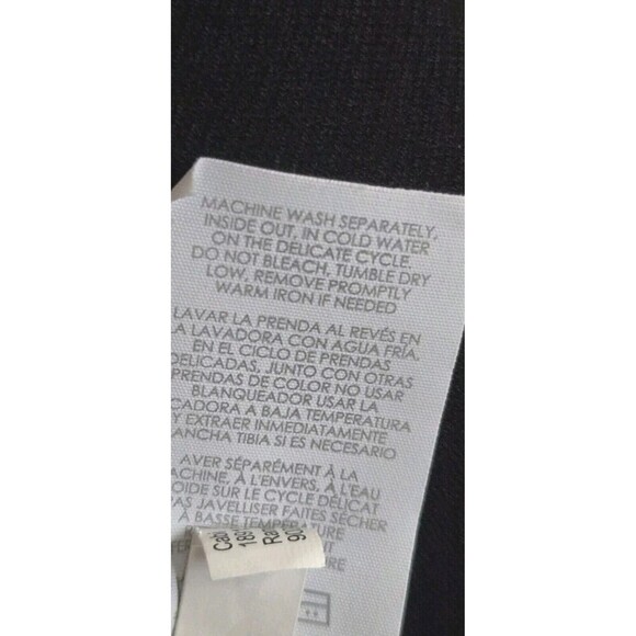 CAbi Turner Blazer Womens 10 Black Ponte knit One Button Jacket Angled Sleeves - Picture 7 of 7